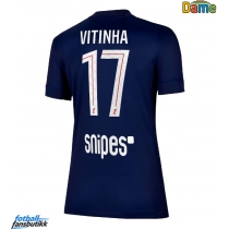 Paris Saint-Germain Vitinha #17 Hjemmedrakt Dame 2025-26 Kortermet